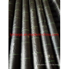 UV Treated Agriculture Weed Control Mat Black Plastic Mulch Ground Cover Weed Barrier Fabric